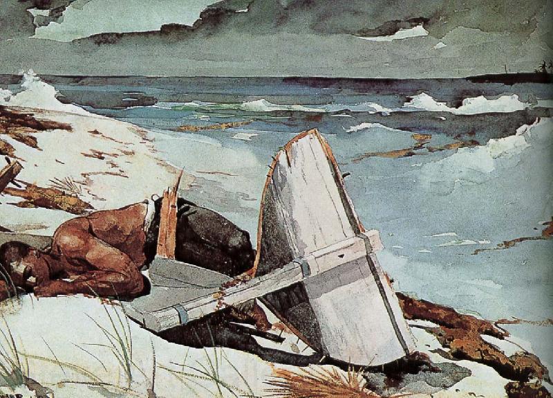 Winslow Homer After Tornado Norge oil painting art